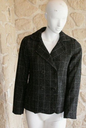 Veste noire blanche neuve - noire,