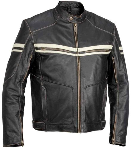 Veste cuir vintage en - en,