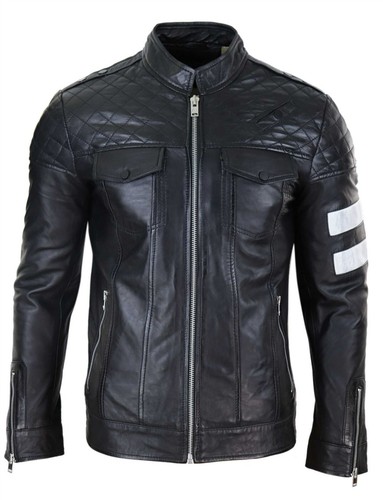 Veste course homme cuir - veste, en