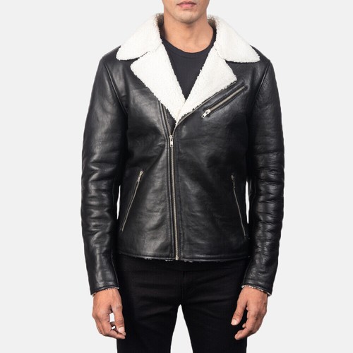 Veste motard noire doublée - veste,