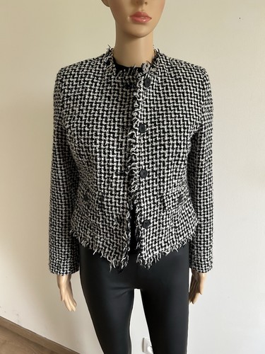 Veste noire blanche tom - noire, et