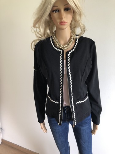 Veste noire blanche neuve - veste, et