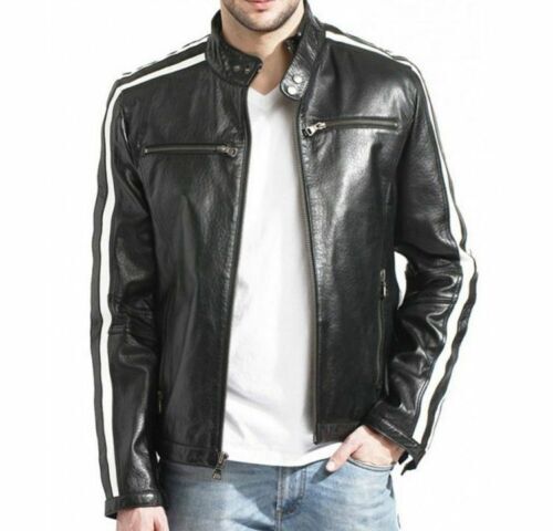 Veste cuir noir pour - pour, homme